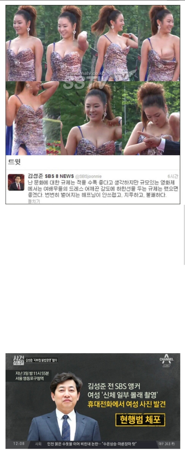 2c2694f38805337237551a18d810f2ac.png ㅇㅎ) 여배우들 드레스 규제했으면 좋겠다 여배우들 드레스 노출 규제했으면 좋겠다던 전SBS앵커 여배우들의 노출이 불편하다던 SBS 앵커의 진실 레전드 ㄷㄷㄷㄷㄷㄷ