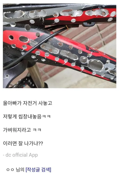 약혐) 자전거 경량화에 목숨을 걸었음 .dc_2.webp