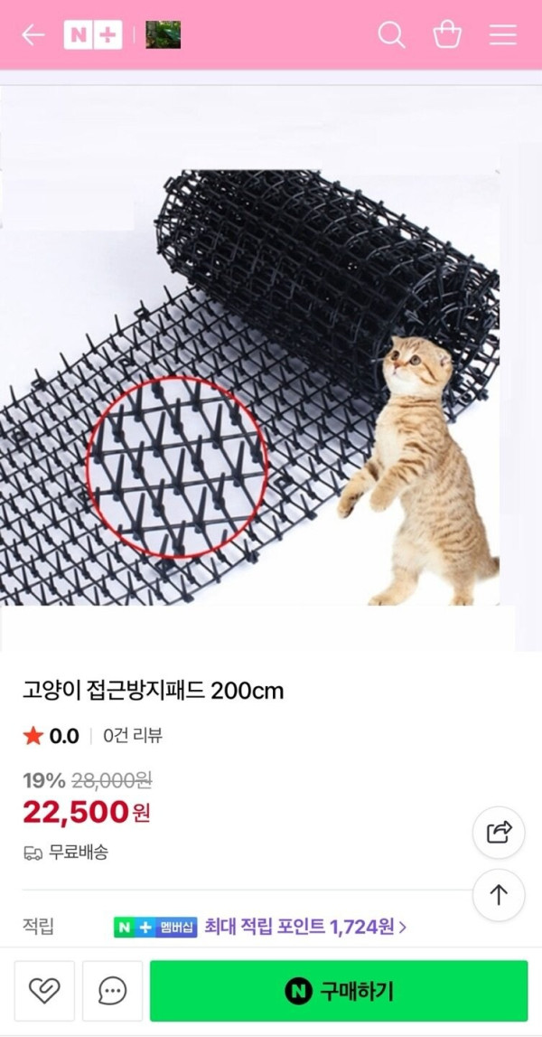 고양이 접근 방지 패드 후기.jpg_1.jpg