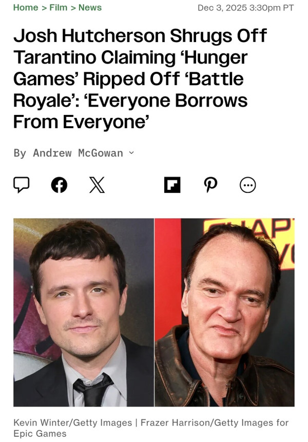 헝거 게임 남주, &quot;헝거 게임 표절 논란에 대해&quot;_1.jpg